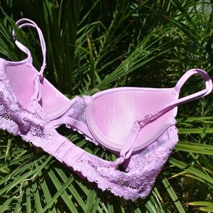 3 for $12 Pink Padded Versatile Cross Hook Bra 34 A